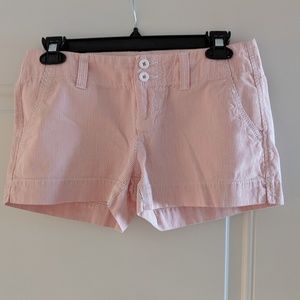 So Orange Stripe Shorts, size 3 (juniors)